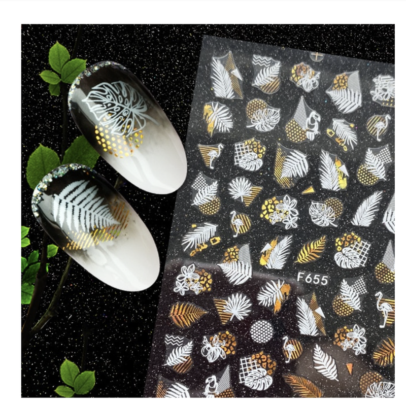 Nagelstickers 3D Summer Nail Art - Gio Cosmetics