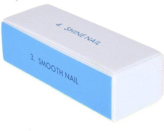 Blokvijl 4-Zijdig polijstblok - Gio Cosmetics