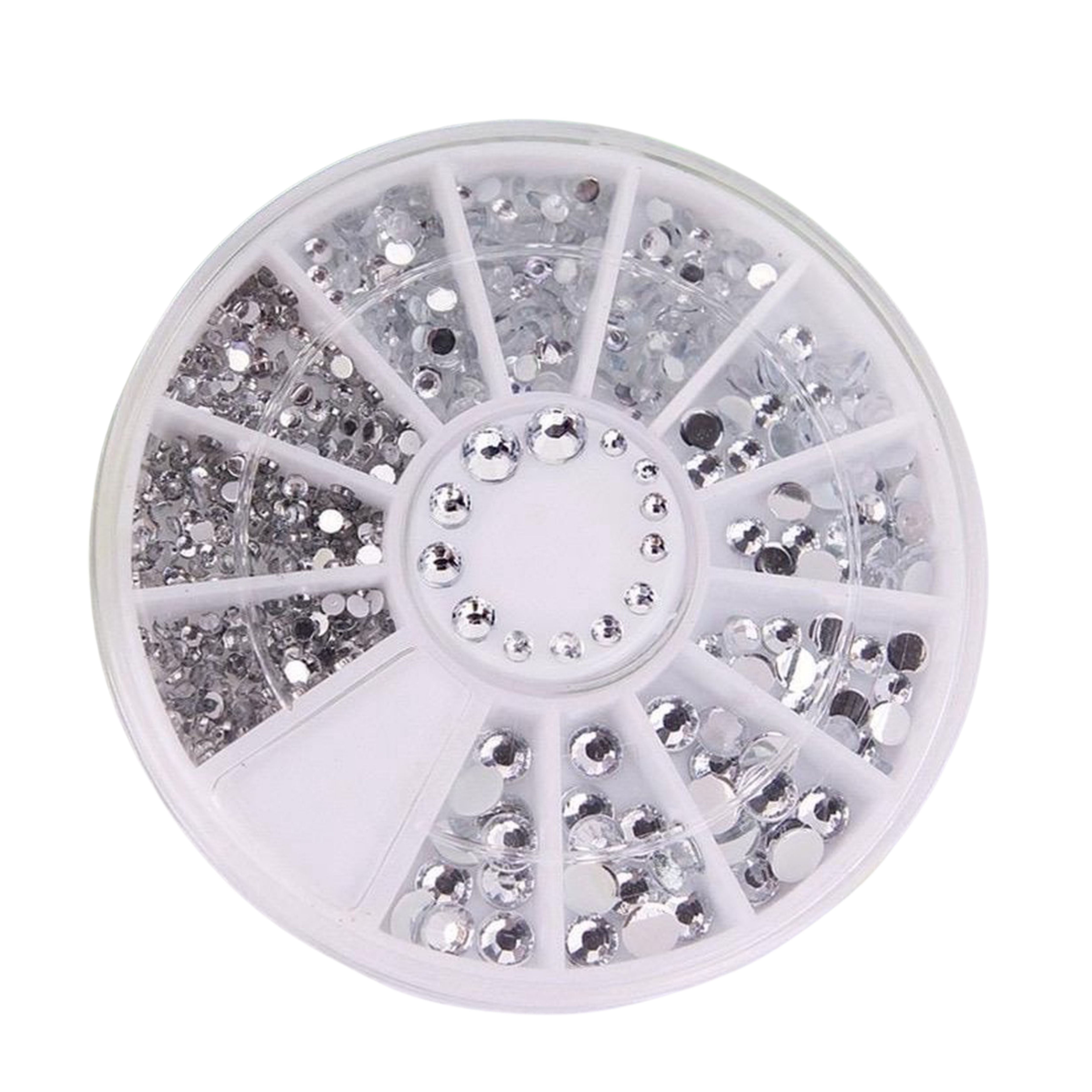 Rhinestones Carrousel Zilver 1 / 4 mm