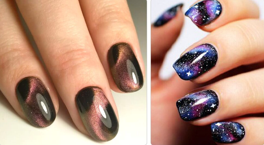 GUAPÀ - Nagel Cat Eye Nail Art Glitter Poeder - Diverse Kleuren - 12 stuks - Gio Cosmetics