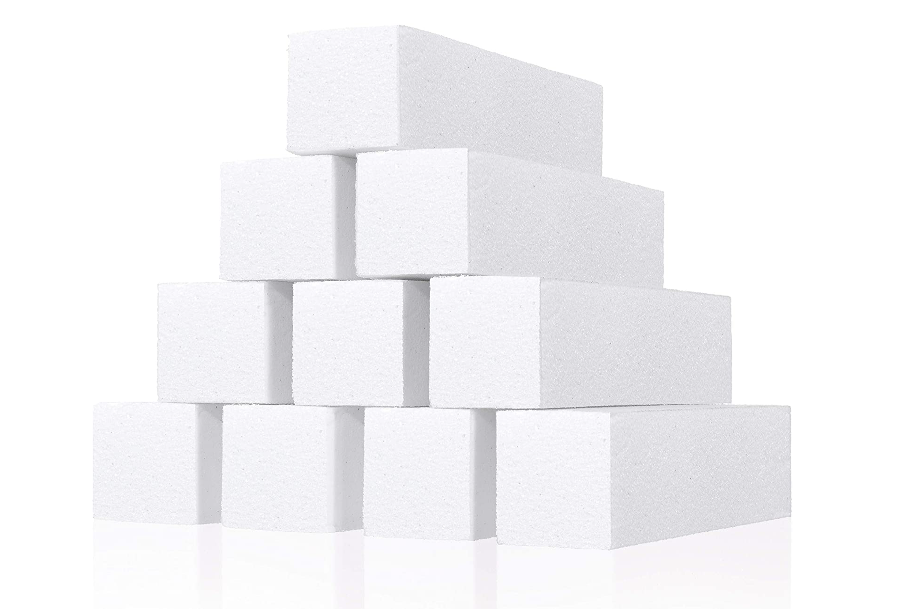 GUAPÀ - Nagelvijl / Blokvijl Wit - Nagel Voorbereiding & Polijsten - High Quality - 10 stuks - Gio Cosmetics