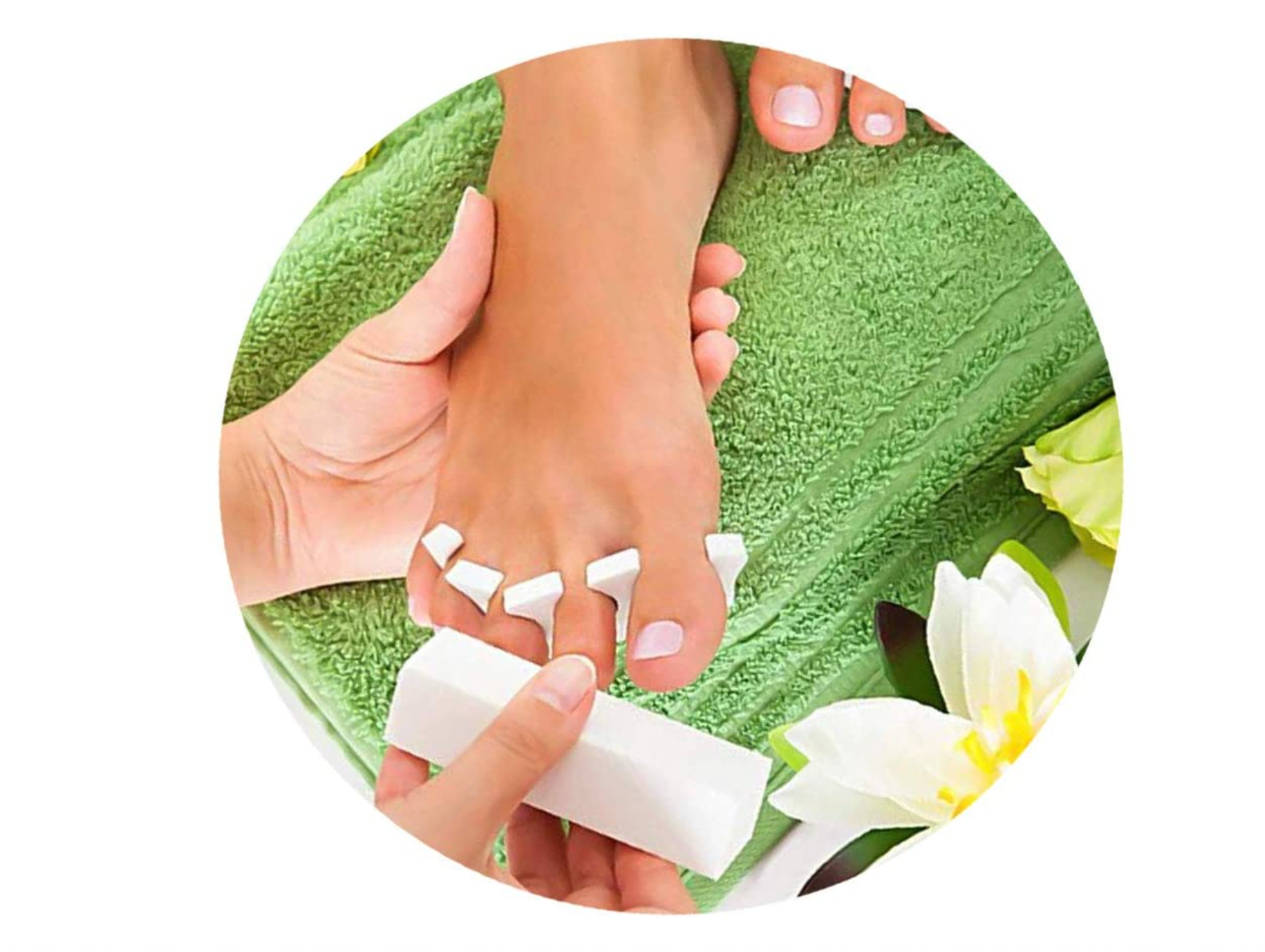 GUAPÀ - Nagelvijl / Blokvijl Wit - Nagel Voorbereiding & Polijsten - High Quality - 5 stuks - Gio Cosmetics