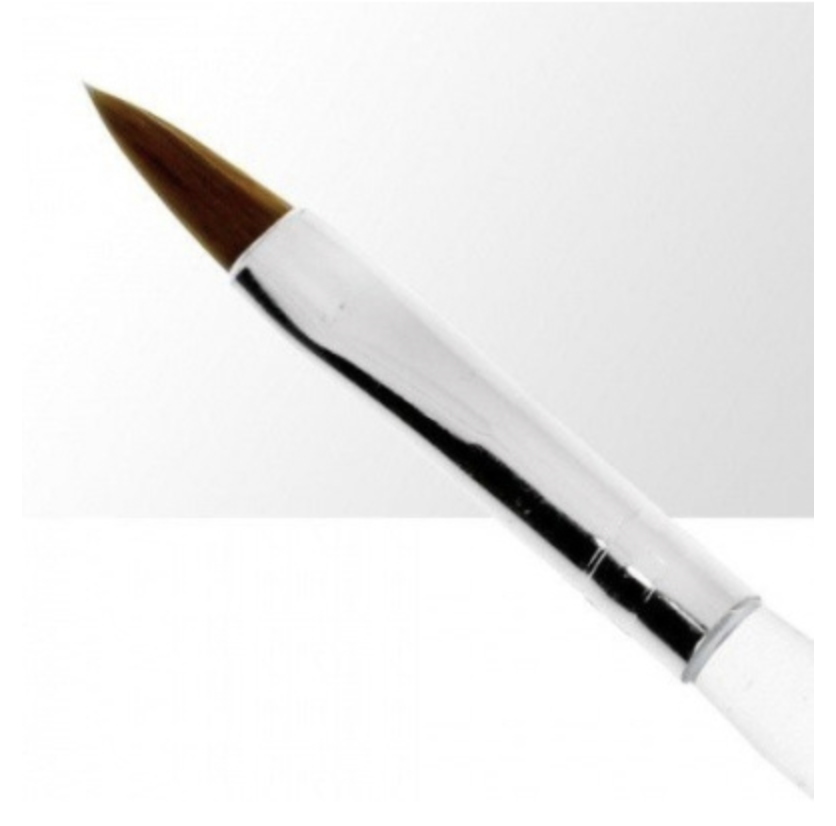 GUAPÀ - Acryl Penseel Nr #8 - Transparant - High Quality & Echt Haar - Gio Cosmetics