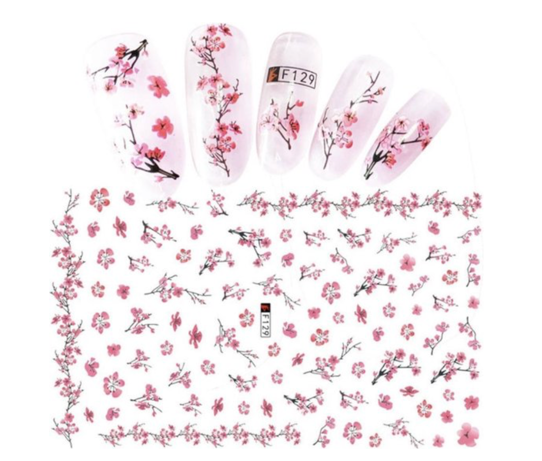 GUAPÀ - Nail Art 3D Nagel Stickers Set - Nagel Decoratie & Versiering Folie - 6 Sticker Vellen - Gio Cosmetics