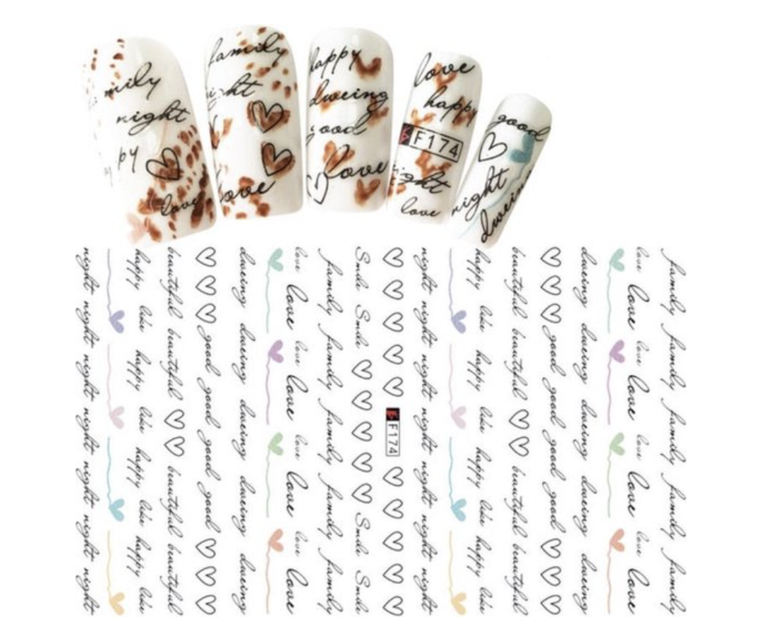 GUAPÀ - Nail Art 3D Nagel Stickers Set - Nagel Decoratie & Versiering Folie - 6 Sticker Vellen - Gio Cosmetics