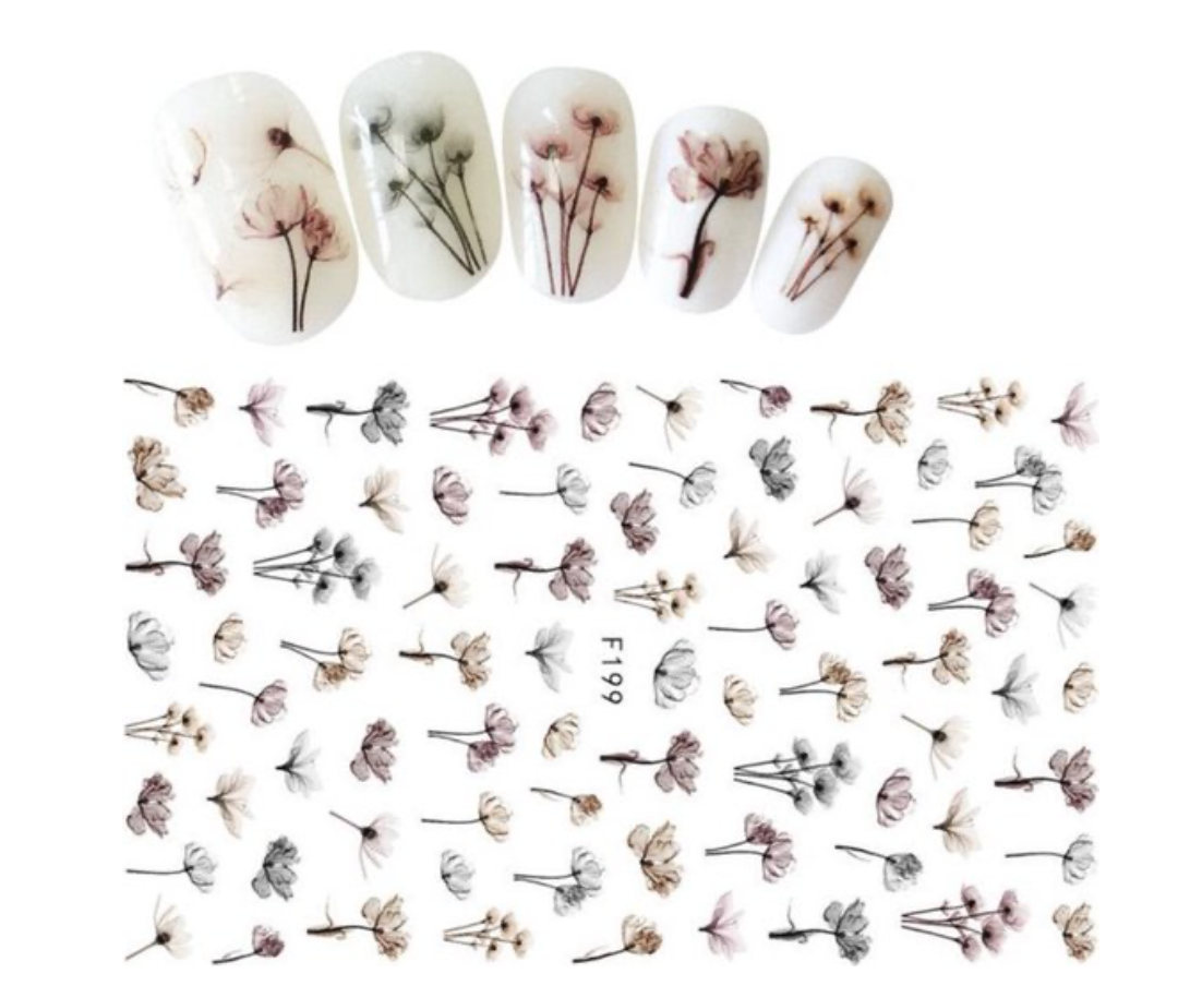 GUAPÀ - Nail Art 3D Nagel Stickers Set - Nagel Decoratie & Versiering Folie - 6 Sticker Vellen - Gio Cosmetics