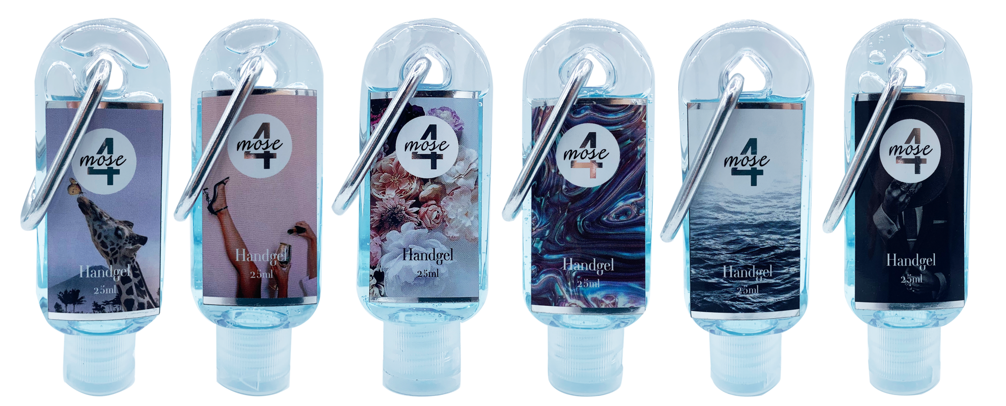 Desinfectie Handgel 25ml in met sleutelhanger - Gio Cosmetics