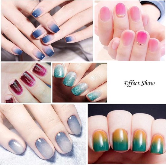 GUAPÀ® Nail Art Spons Stempel Penselen | 6 stuks