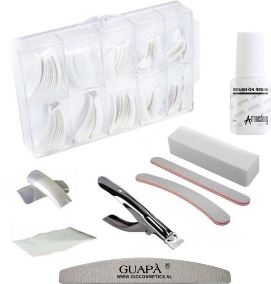GUAPÀ® Nagelverlenging Set Uitgebreid Wit | 100 stuks