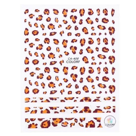 Nagelstickers Luipaard 3D - Gio Cosmetics