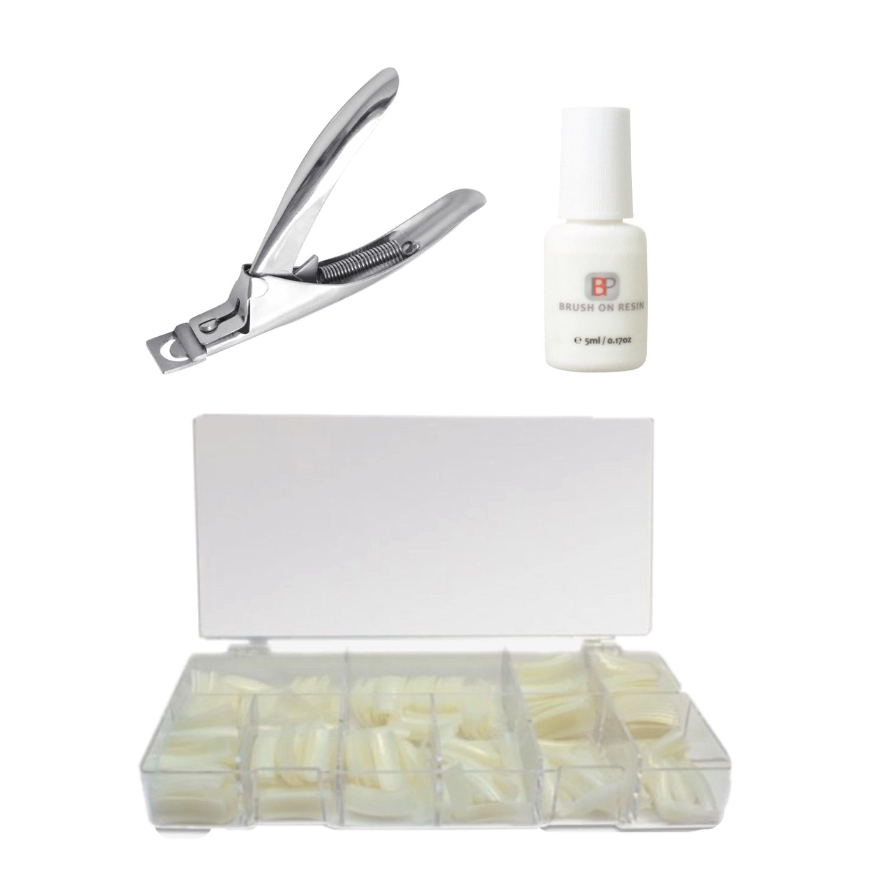 Complete kunstnagel set Naturel - Gio Cosmetics