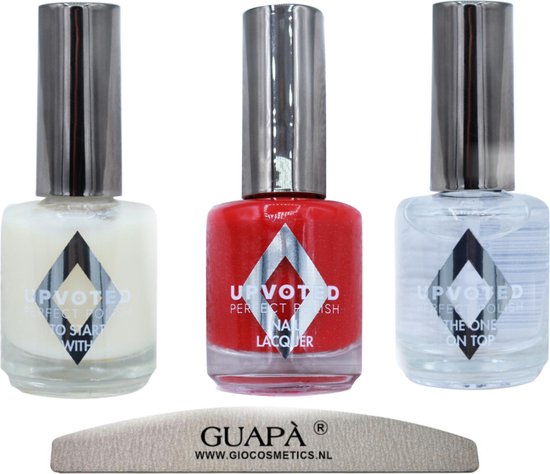 UPVOTED Nagellak set | Rood