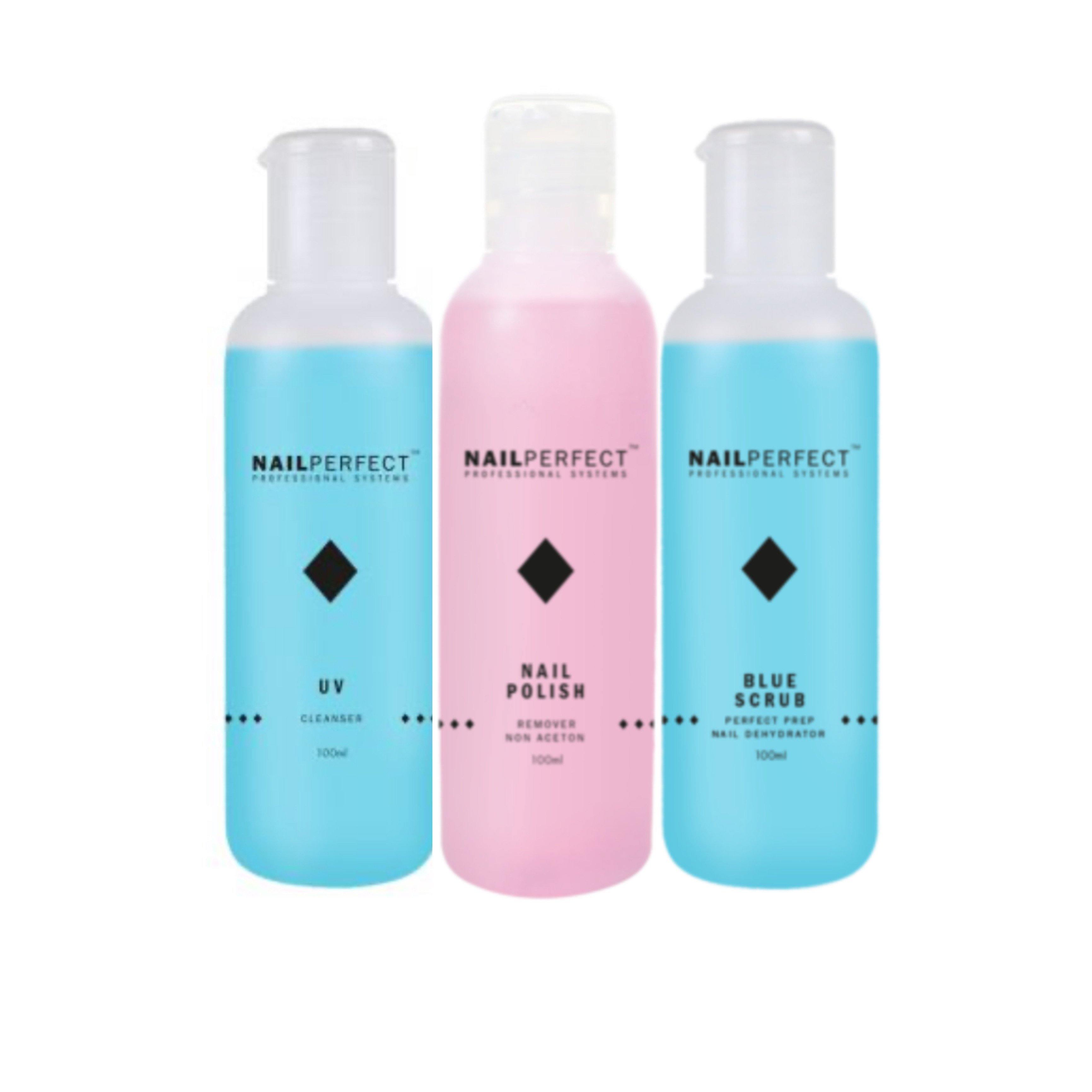 Nagel vloeistoffen set 300ml - Gio Cosmetics