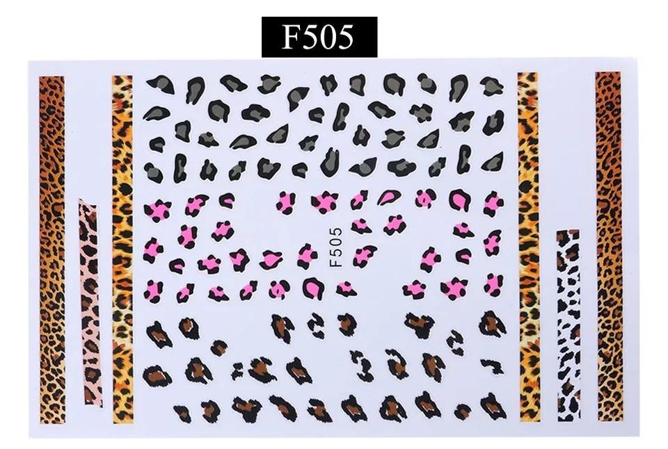 Nail Art Luipaard Nagel Stickers - Gio Cosmetics