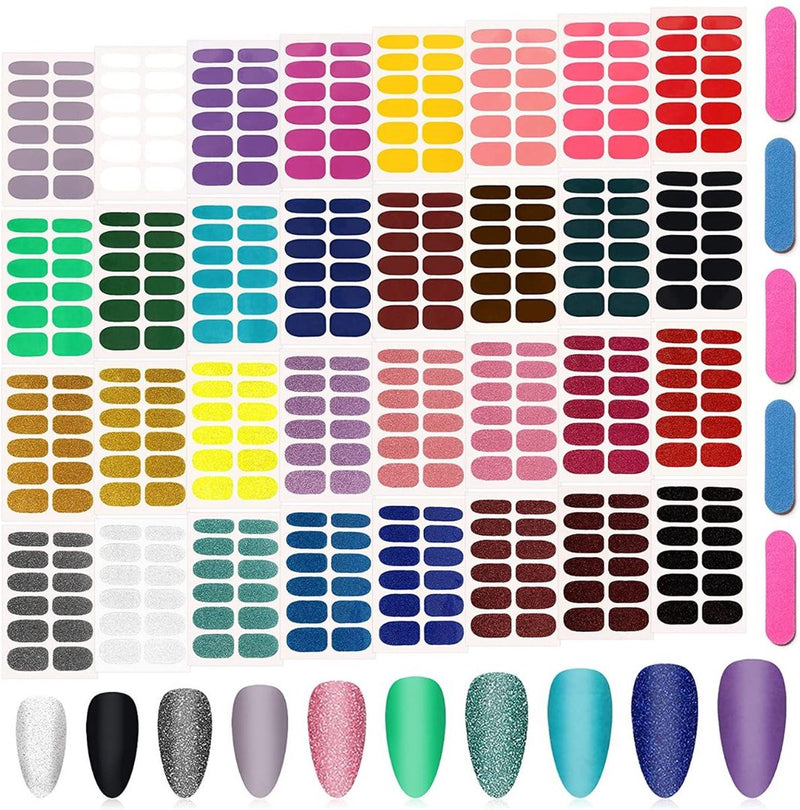 Nail Wraps Nagelstickers 32 pcs | Neon kleuren