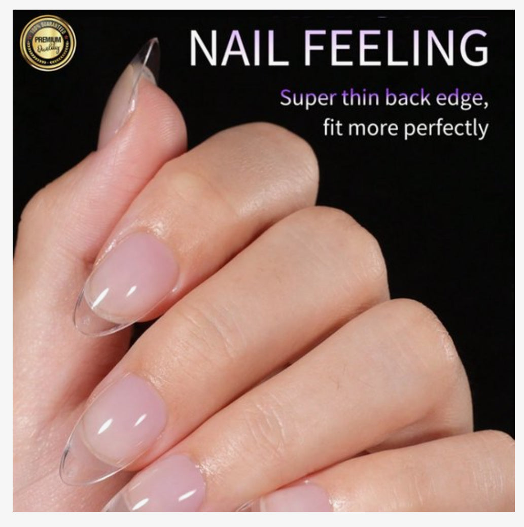 GUAPÀ® Nageltips Transparant Almond 120 pcs