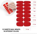 GUAPÀ® Nagelstickers & Nail wraps | 12 Herfst Pastel nagel wrap stickers