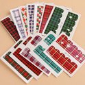 GUAPÀ® Nagelstickers & Nail wraps |  12 Vellen Nagelstickers met Kerst Vormen