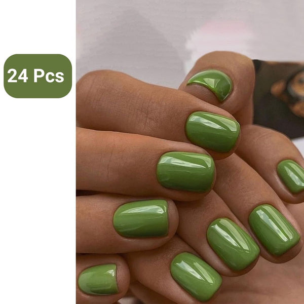 Kopie van GUAPÀ® Plaknagels | 24 stuks valse nagels | Groen