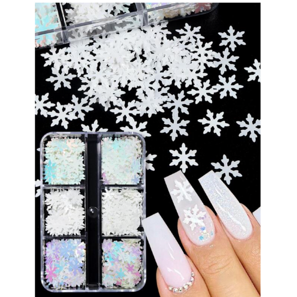 GUAPÀ® Nail Art Sneeuw Vlokken