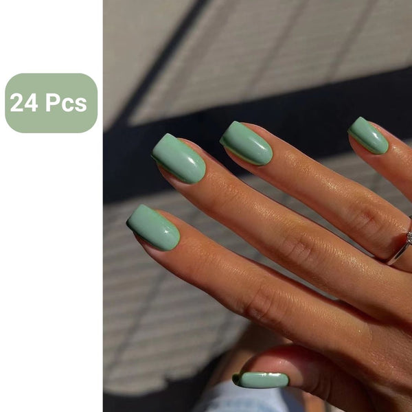 GUAPÀ® Plaknagels | 24 stuks valse nagels | Turquoise