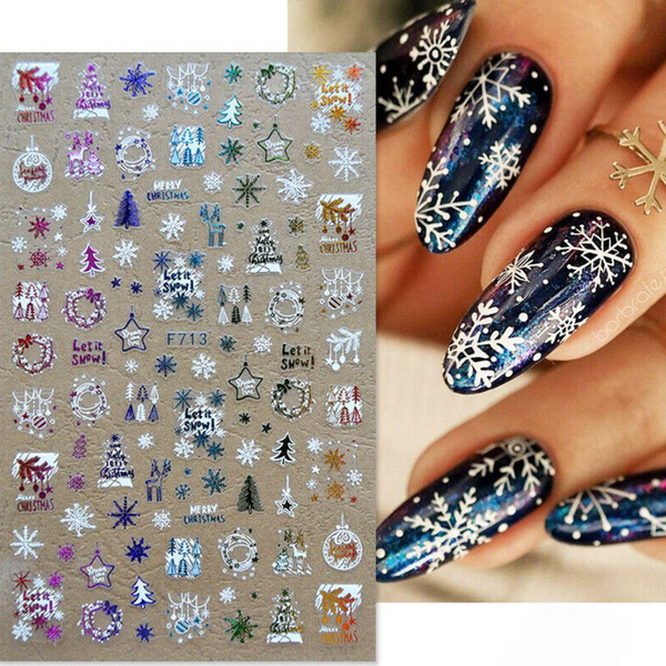 GUAPÀ® Nail Art Nagelstickers 1 kerst vormpjes nagelstickers