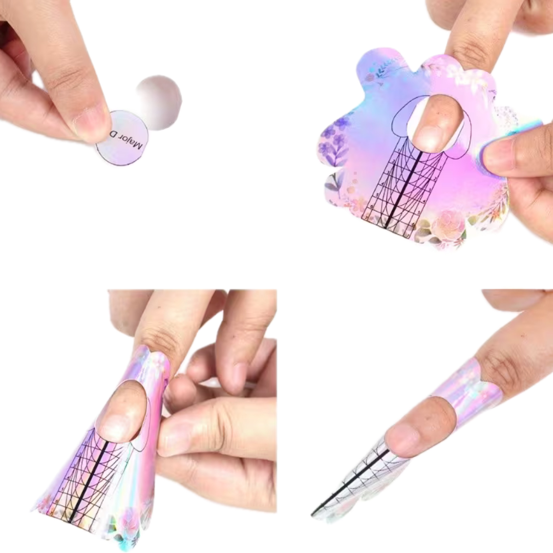 Acryl Sjablonen 100 Pcs French Manicure