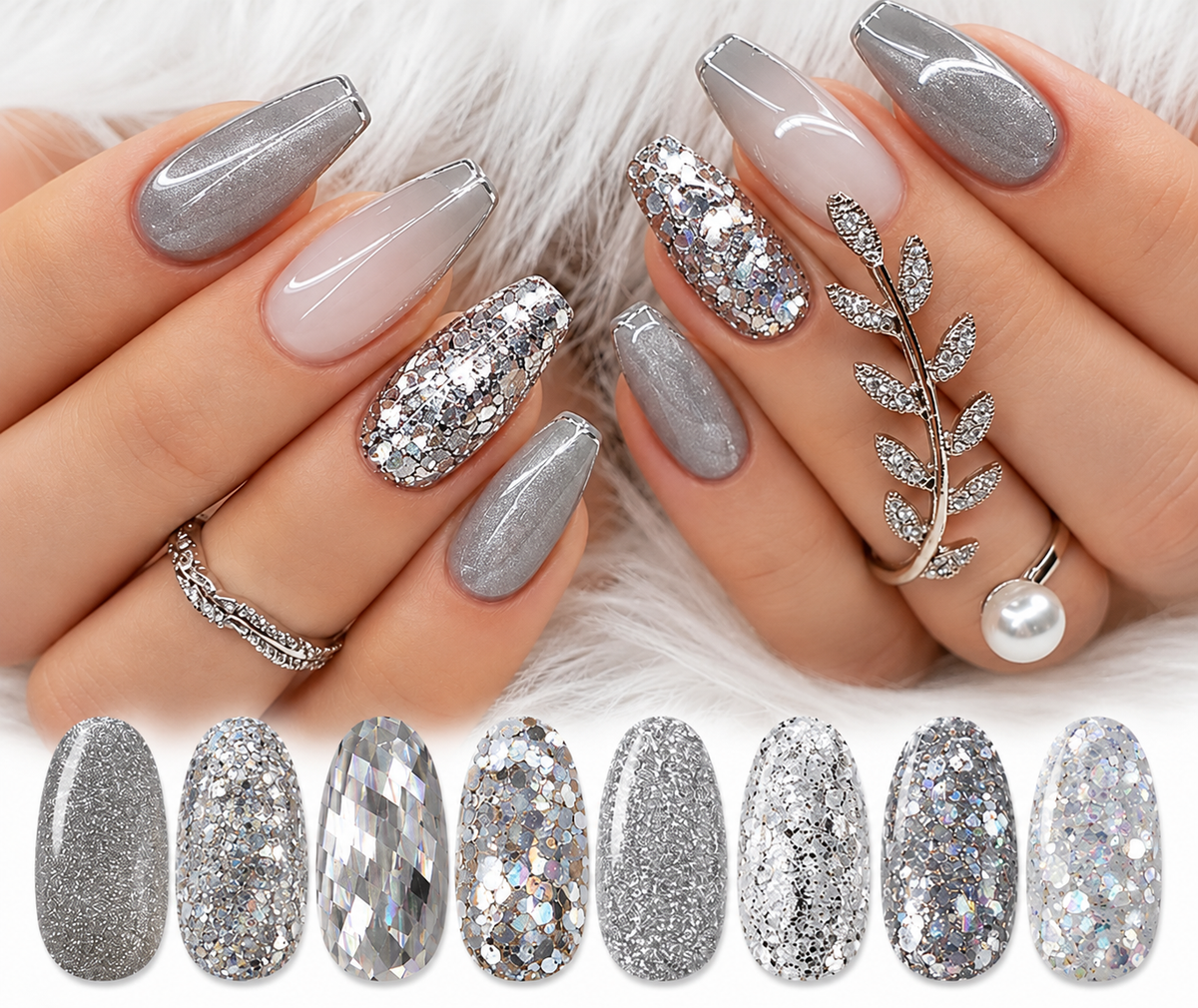 GUAPÀ® Nagel Glitter Poeder Luxury Set