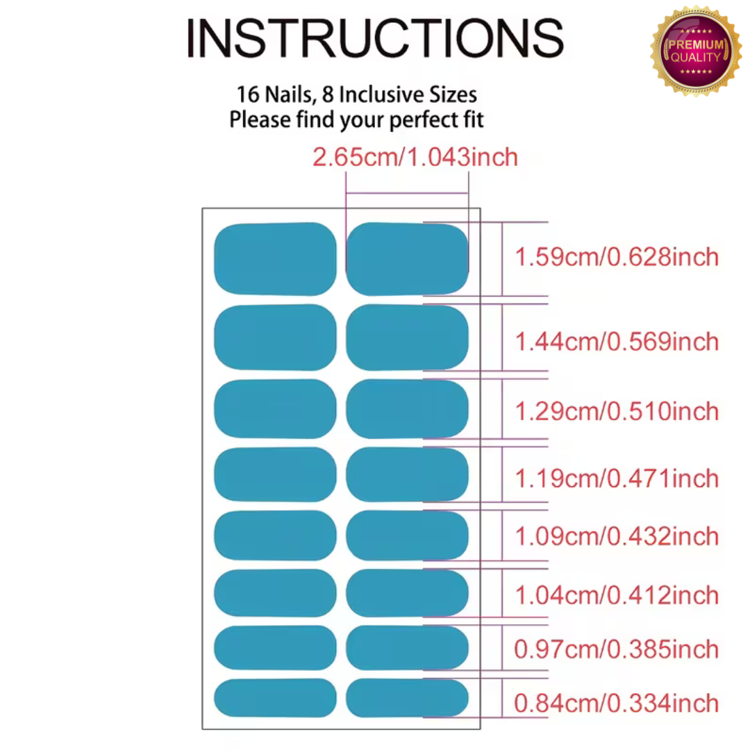 Nail Wraps Nagelstickers 5 Vellen | Nagellak Wraps Roze Rode Tinten