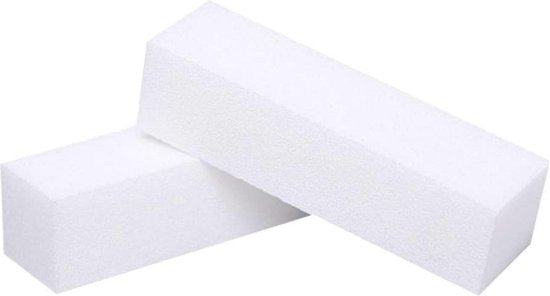 GUAPÀ - Nagelvijl / Blokvijl Wit - Nagel Voorbereiding & Polijsten - High Quality - 2 stuks