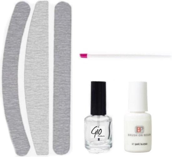 Nagelverzorging pakket - Manicure Set - Vijlen Set - Nagel Olie Amandel - Nagellijm - Complete Nagelkit