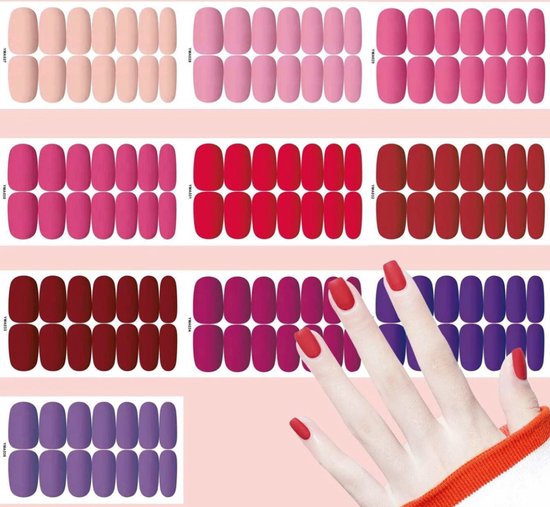 Nail Wraps Nagelstickers 10 pcs | Pastel kleuren