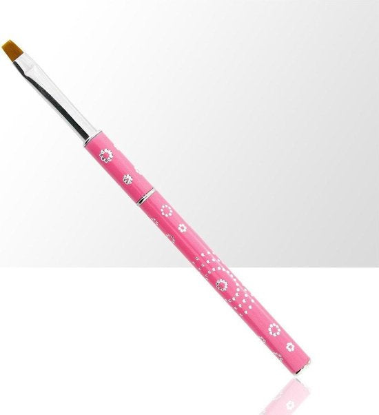 GUAPÀ - Gel Penseel Roze voor Gel Nagels - High Quality Nr #8