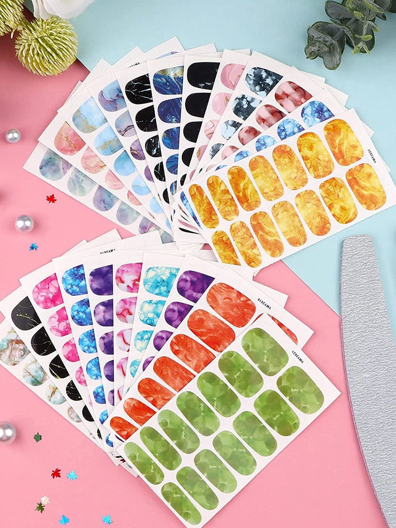 Nail Wraps Nagelstickers 22 pcs | Marmer Look