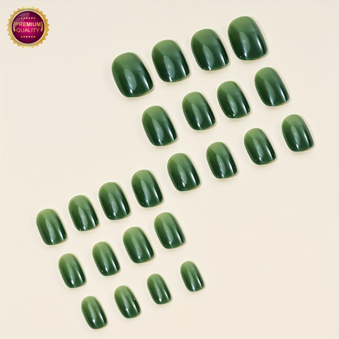 Plaknagels 588 Pcs Diverse Kleuren | Korte Nagel Tips