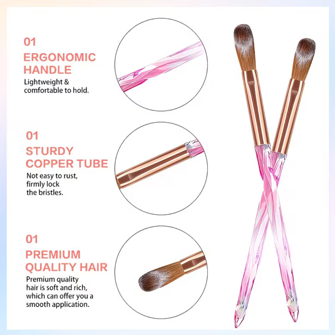 Acryl Penselen Set 6 Pcs | Acrylic Brushes