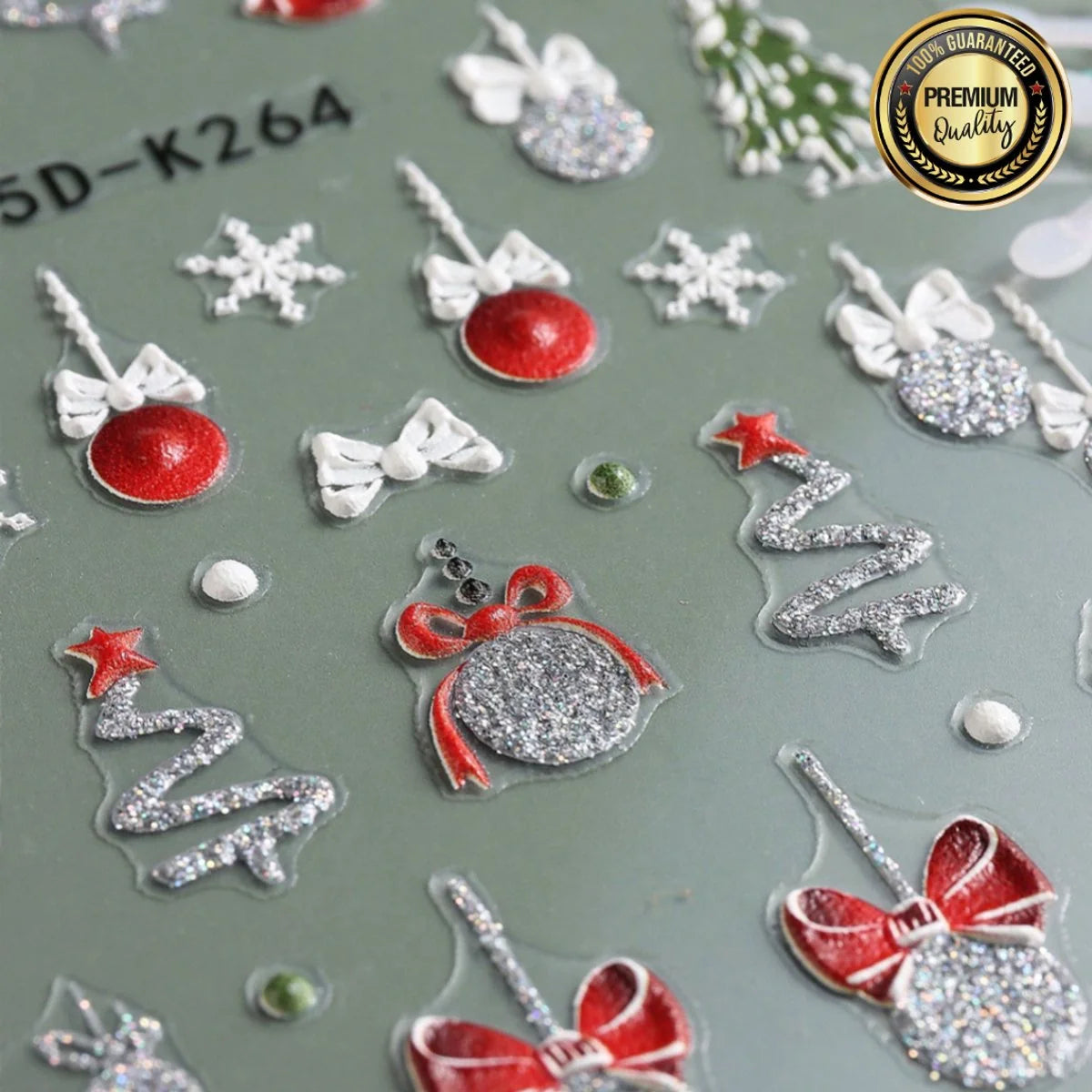 800 x Nagelstickers Assorti