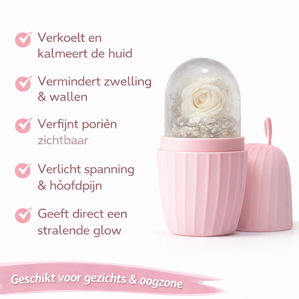 GUAPÀ® Gezicht ijs roller + ijs Masker set | Ice Roller | Gezichtroller | ijs contouren | Face Icing