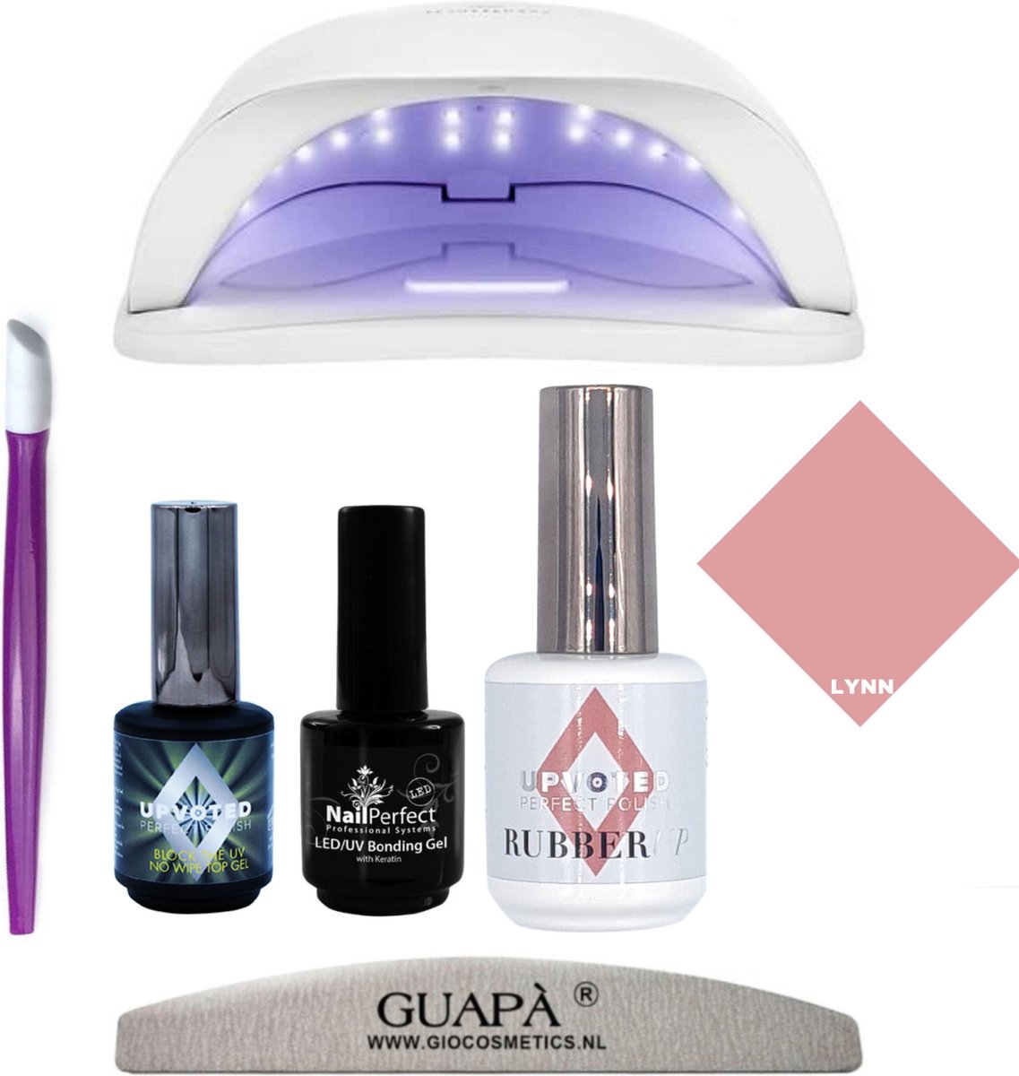 GUAPÀ® BIAB Builder Gel In A Bottle Nagelset | Lynn