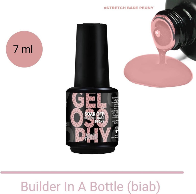 GUAPÀ® BIAB Builder Gel In A Bottle Kit | Primer | Top Gel | 7 ml Peony