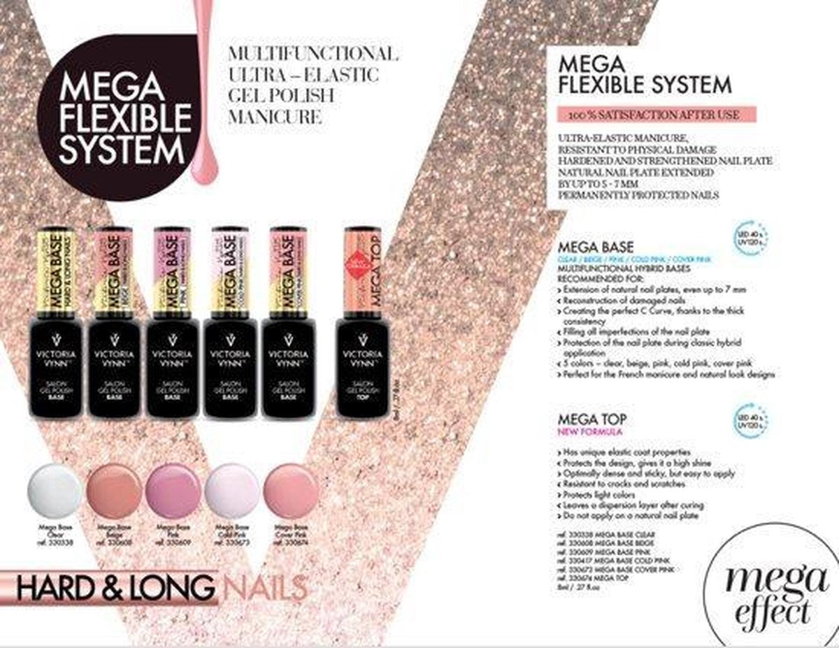 Victoria Vynn™ Mega Base BIAB Cold Pink | 8 ml