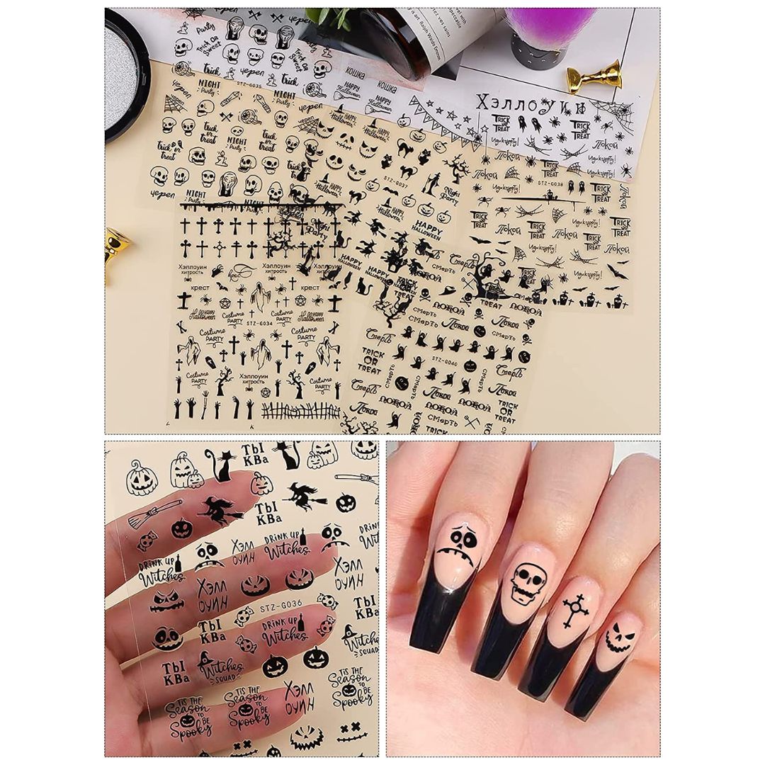 GUAPÀ® Nagel Stickers Halloween | 12 Sheets