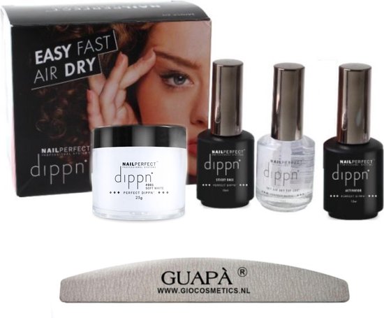 Nail Perfect Acryl Nagels Dippin Poeder Starterskit | Soft White