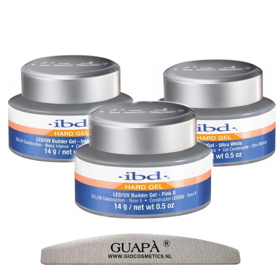 IBD Builder Gel Nagels Pakket | 3 kleuren
