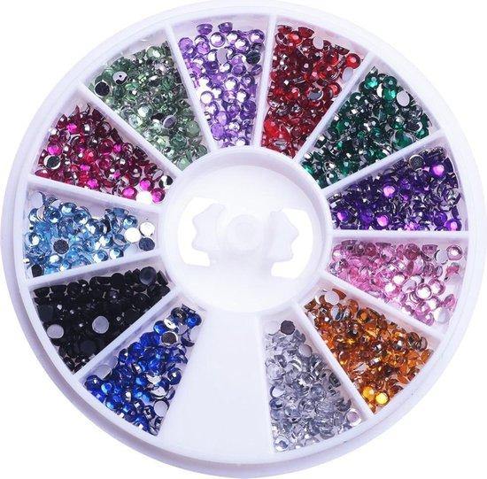 GUAPÀ - Nail Art Set met Glitters en Penselen voor het creëren van prachtige nagels - High Quality - 13 stuks - Gio Cosmetics