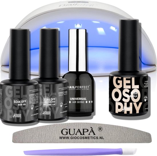 GUAPÀ® Gellak Starterspakket met Led Lamp | Gellak Beige