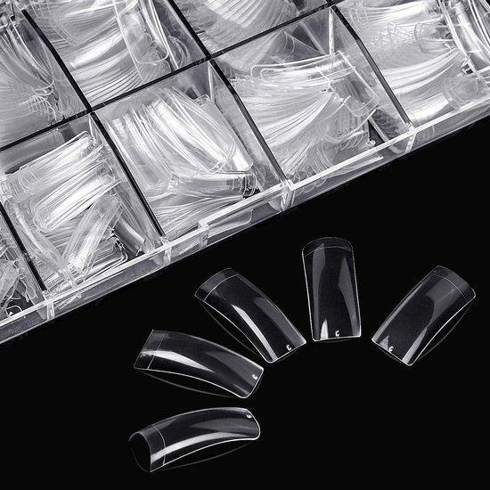 GUAPÀ Kunstnagels Transparant 500 Stuks (piece) Blister­verpakking - Gio Cosmetics