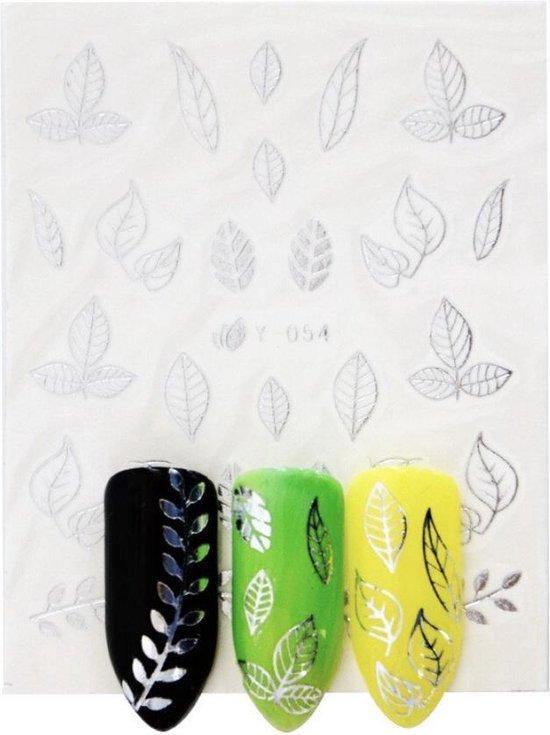 GUAPÀ - Nail Art Nagel Sjabloon Stickers 30 vellen - Zelfklevende Nagelstickers & Nageldecoratie 3D Goud en Zilver - Gio Cosmetics
