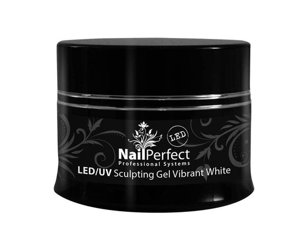 NailPerfect LED/UV Sculpting Gel Vibrant White 14gr - Nagel Verlenging - Gio Cosmetics
