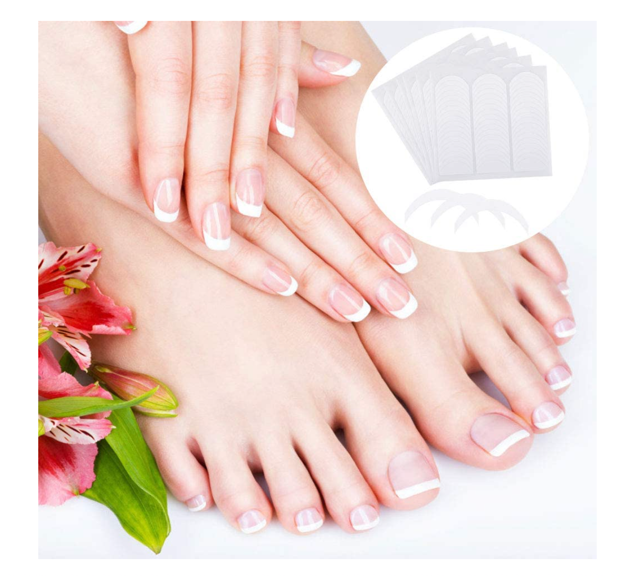 GUAPÀ - French Manicure Nagel Stickers - Nail Art - Kunstnagels - Acryl & Gel - 5 x 51 stuks - Gio Cosmetics
